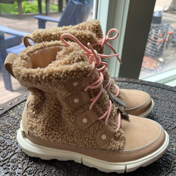 🤎NEW SOREL EXPLORER II JOAN COZY BOOTS CANOE CHALK 5.5 - Picture 7 of 11